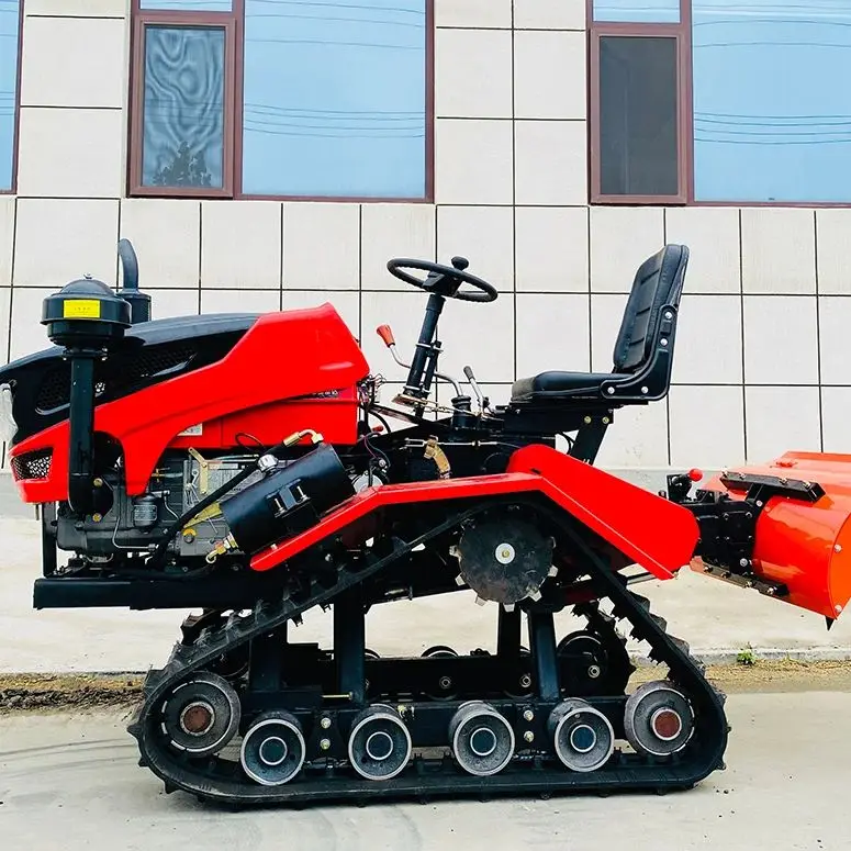 

Индивидуальный гусеничный культиватор 50 л.с. для бурения отверстий, нарезки борозд, рытья канав, дренажа и вспашки