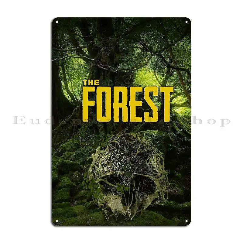 The Forest Game Poster Metal Signs Garage Party Cinema Design Pub Personalized Tin Sign Poster