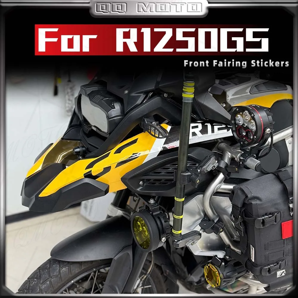 Motorcycle Front Lip Decorative Sticker Birdmouth Front Mouth Decal Accessories For R1250GS r1250gs adv R 1250 GS Adventure