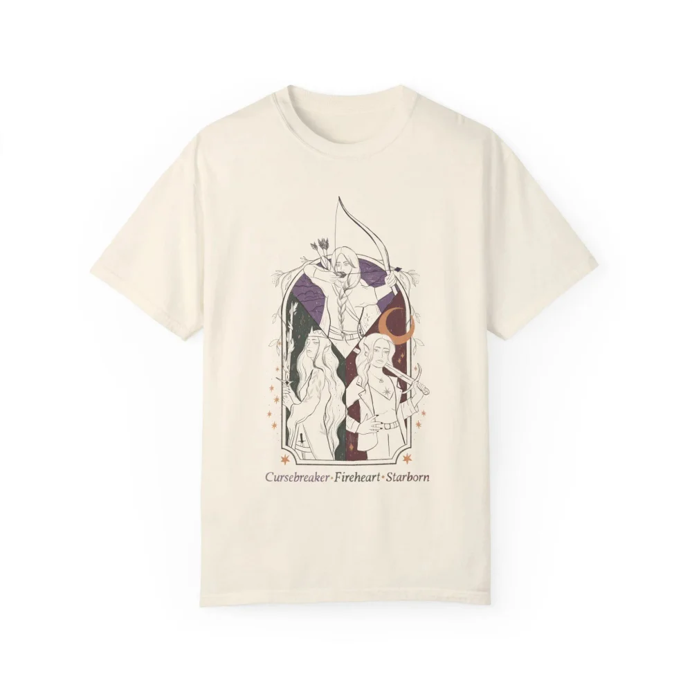 여성 코튼 티셔츠 라이센스 마스버스 스웨트셔츠 아엘린 갈란티니우스 브라이스 퀸란 페이레 아처론 파이어하트 스타본 하이 레이디