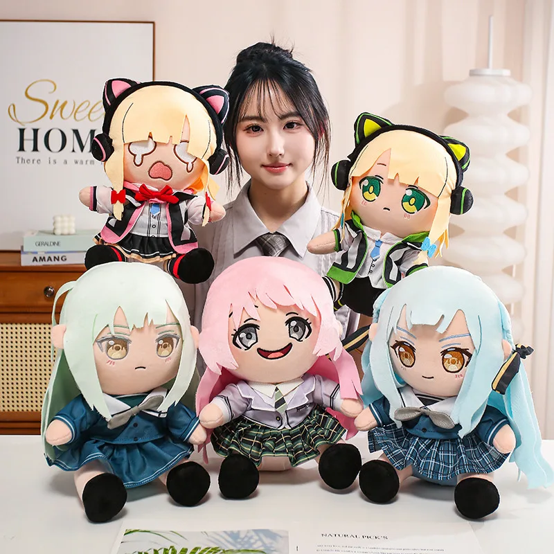 

BanG Dream! It's MyGO Chihaya Anon Plush Toy Soft Cute Anime Stuffed Doll with Detailed Uniform Outfit Kawaii Plushie for Fans