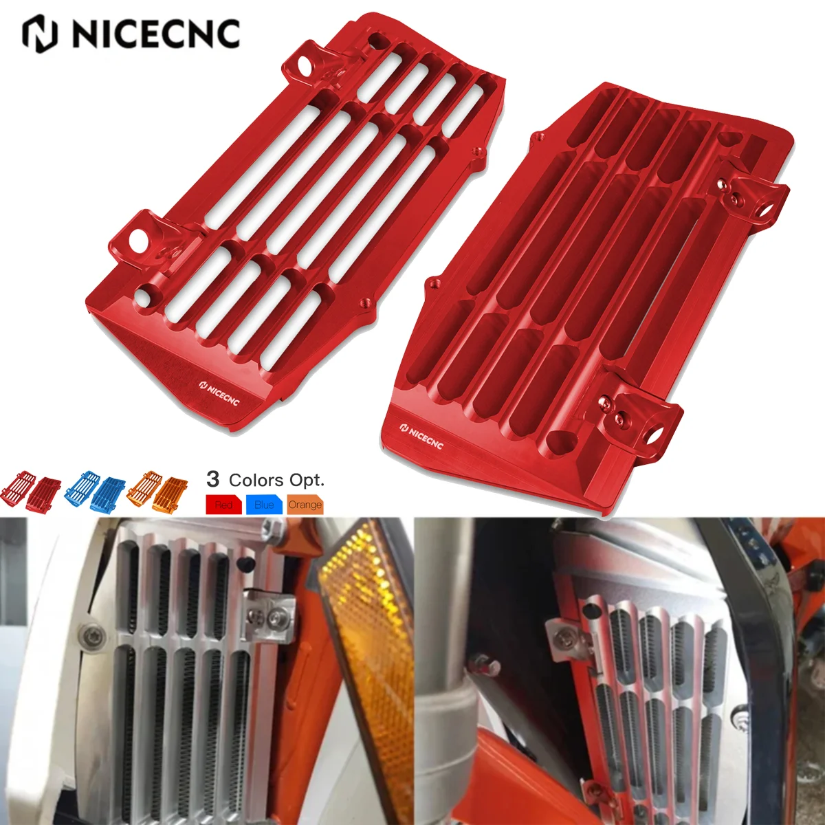 

For 2023 2022 2021 GasGas EC 300 EC 250 MC EX EC 300 250 EC EX MC 450F 350F 250F CNC Radiator Grille Guard Grill Cover Protector