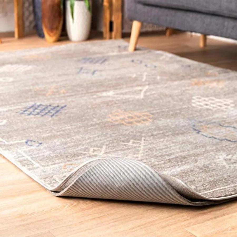 

6' x 9' Luxury Eco-Friendly Felt Rug Pad 1/4 Ultra Thick Non-Slip Backing Customizable Size Hardwood Carpet Tile Vinyl Linoleum