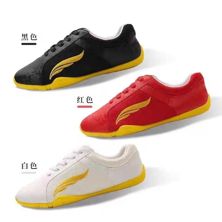 Classic Wushu Shoes Sneakers Canvas Wushu Shoes Men's Taekwondo Shoes Tai Chi Kung Fu Shoes Breathable Sneakers