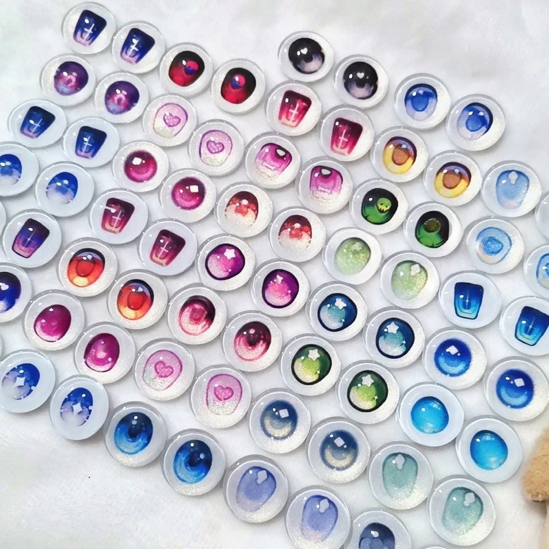 Random Sending 14/16mm Doll's Eyes for 1/6 Bjd Doll Anime Cartoon Glass Eyeball Girl Toys Dress Up Play House Doll Accessories