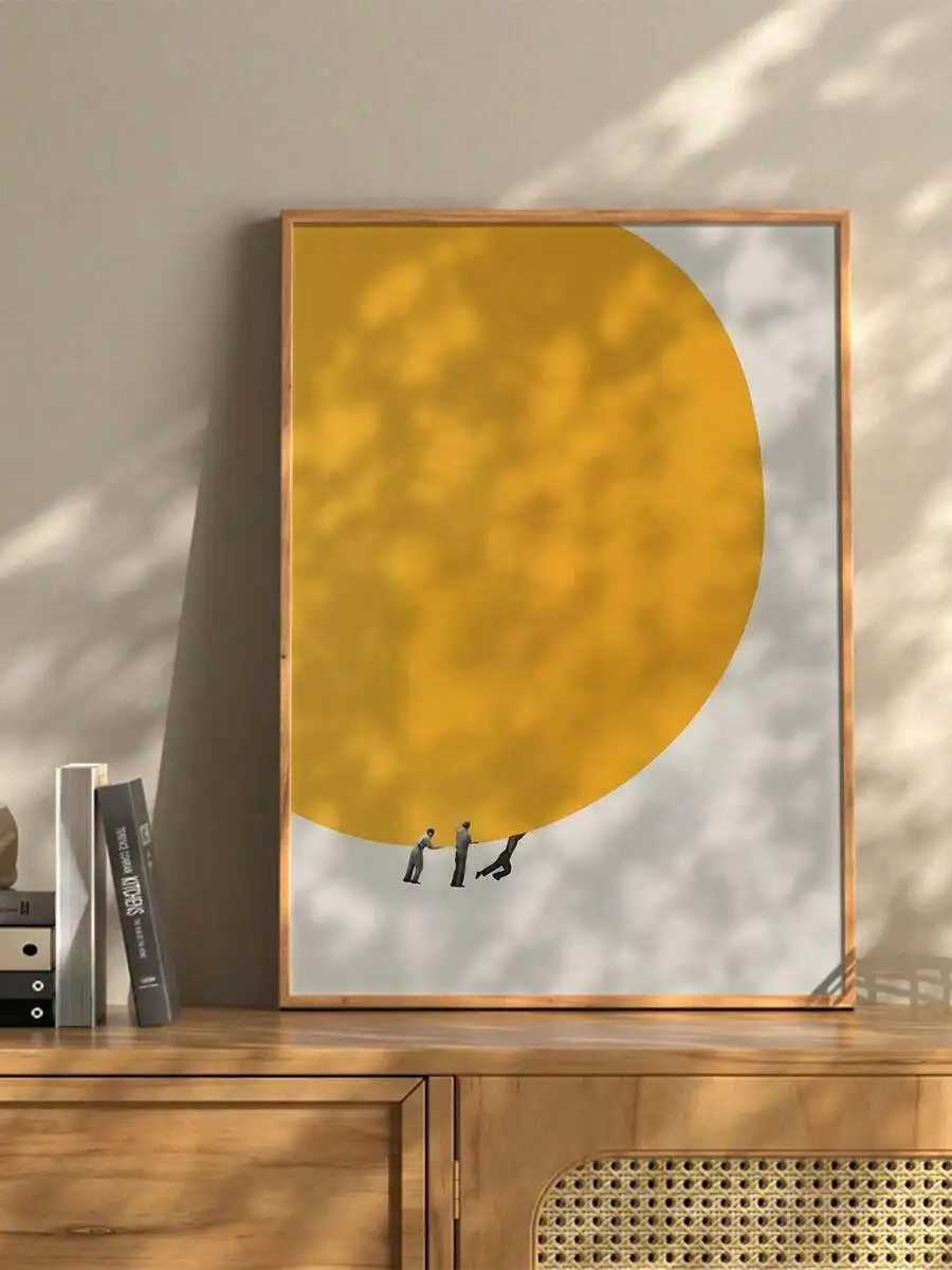 1pc frameless Canvas Painting 1pc 