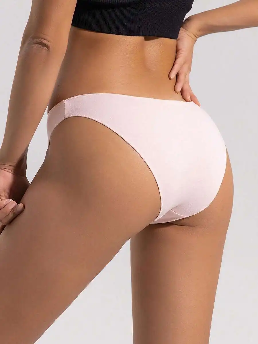 

7pcs Women Cotton Briefs Soft Comfortable Breathable Solid Panties