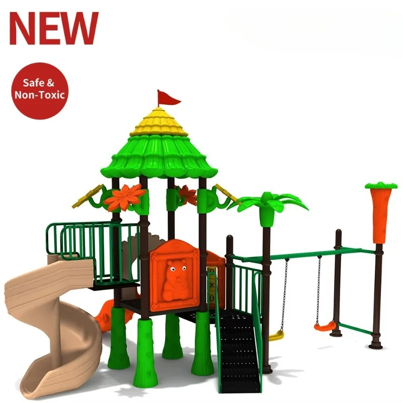 

Kids Outdoor Playground Equipment Nature Series Rope Net Slide for Toddlers & Kids CE Certified