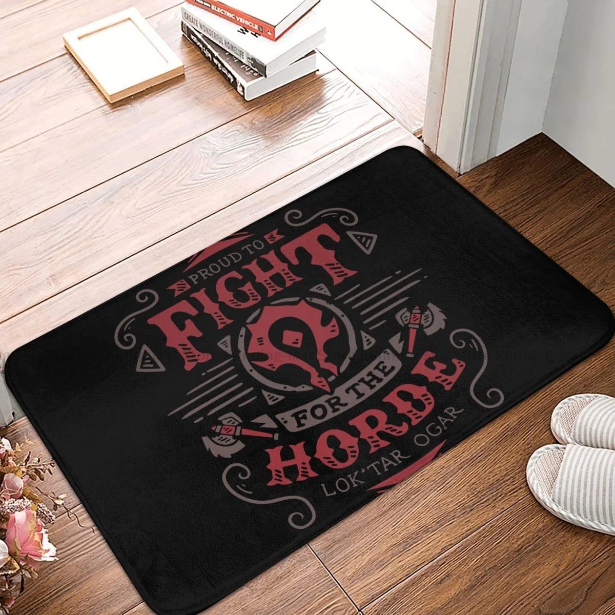 Bedroom Mat World Of Warcraft Fight For The Horde Doormat Living Room Carpet Balcony Rug Home Decoration