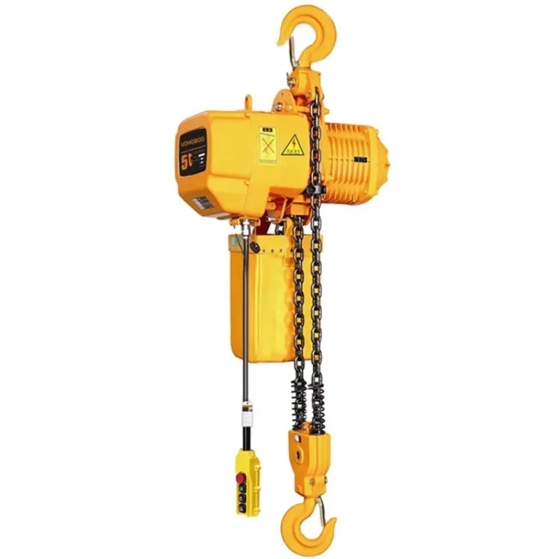 Factory Direct Sale 1 2 3 5 10 Ton HHBB Model Electric Chain Hoist With Hook And Trolley