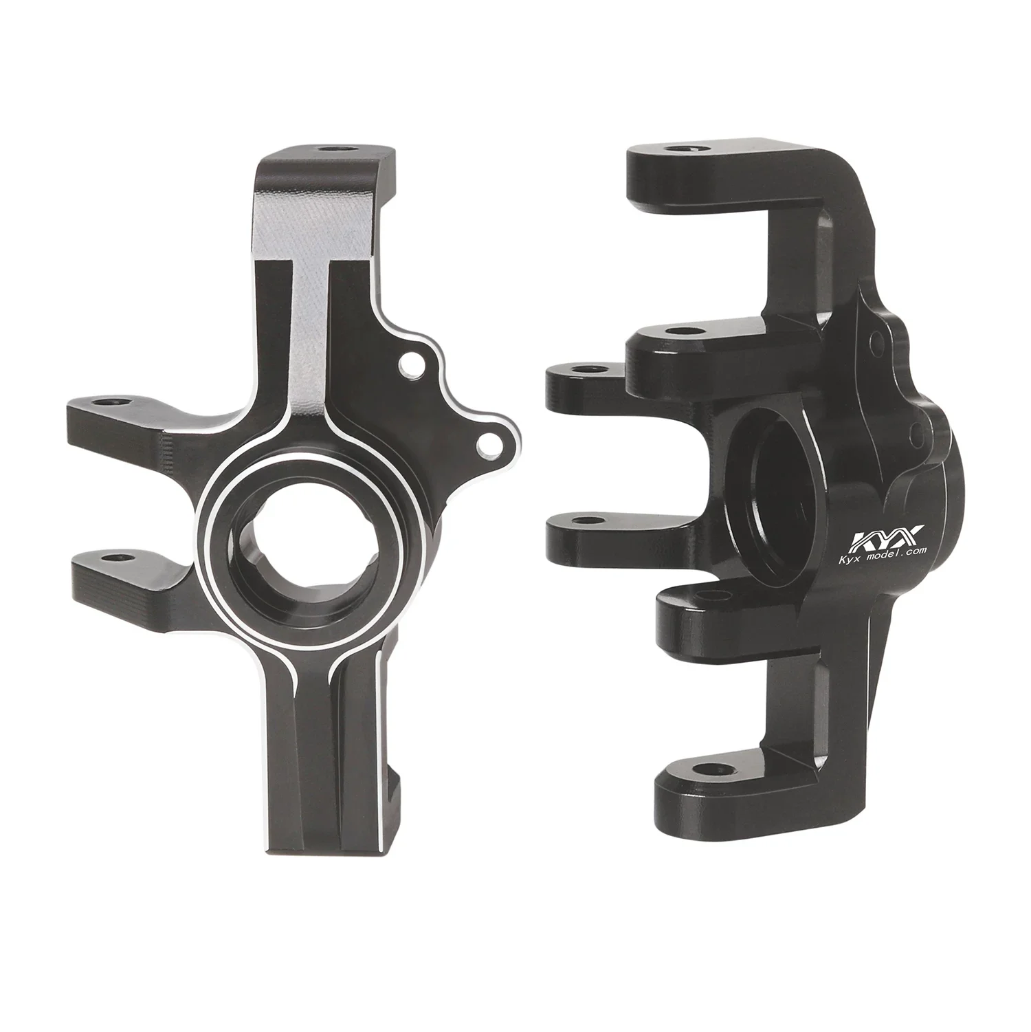 CNC Aluminum Front Steering Knuckles For Losi 1/10 Baja Rey Raptor 4WD SCT LOS03020 Upgrade Parts