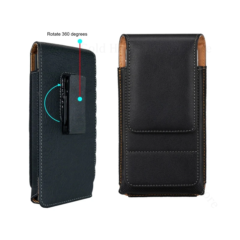 

360° Belt Clip Phone Case For Itel Super 26 Ultra Leather Phone Pouch For Itel S25 Ultra RS4 S24 S23 Plus S18 Pro P65C Waist Bag