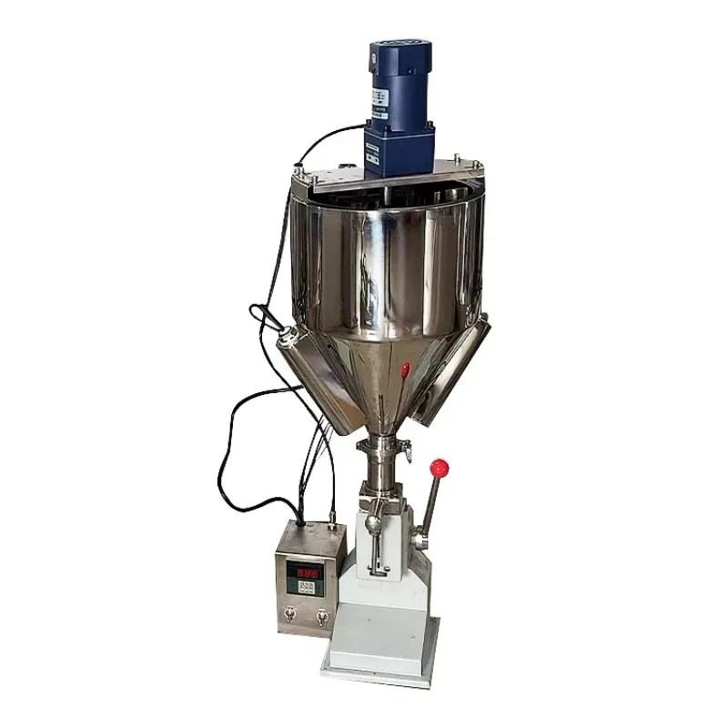 Pneumatic Cream Shampoo Lotion Lipstick Cheese Soap Sauce Gel Heating Stirring Filling Machine