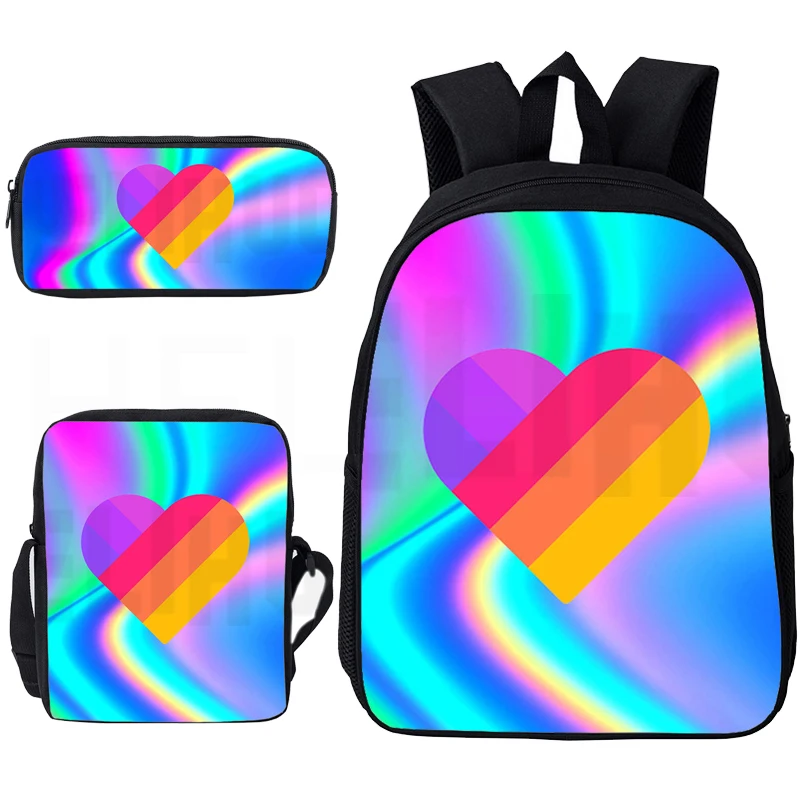 Mochila de viaje para mujer, bolsa de hombro de gran capacidad, con estampado 3D, con cremallera, ligera, para chica