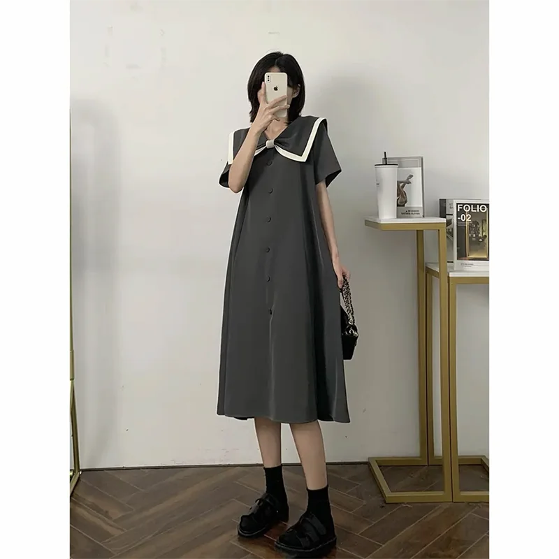 Summer Bow Patch Designs Women Short Sleeve O Neck T Shirts Fashion Casual Personality All-match Loose Tops Tee Daily Black Grey