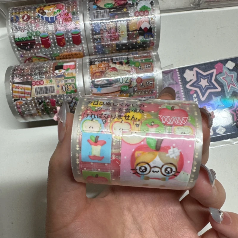 1pc-deco-stickers-for-scrapbooking-phone-luggage-journal-pet-cute-apple-washi-tape-sticker-kawaii-gift