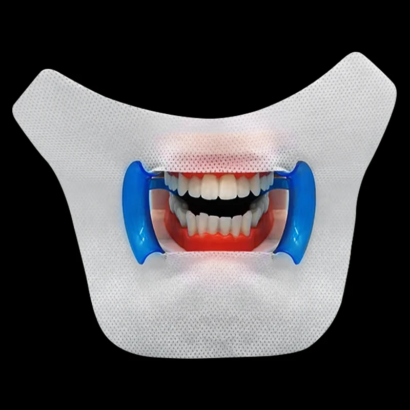 50/100PcsDental Cloth Saliva Pad  Cloth Towel Teeth Whitening Face Gauze Dental Face Mask Mouth