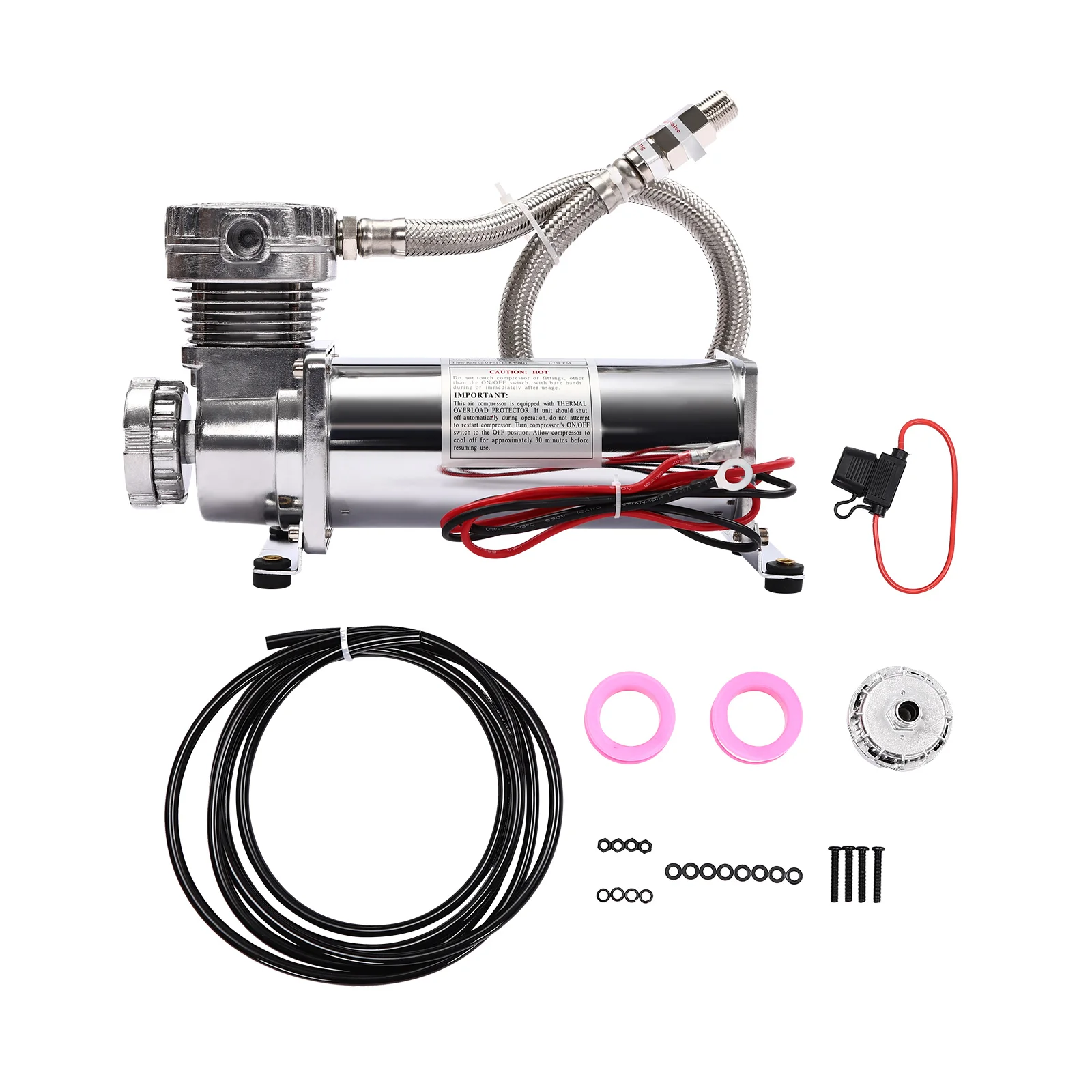 DC 12 V Hogedruk Auto Luchtvering Pomp Zware Luchtcompressor Kit 200 PSI
