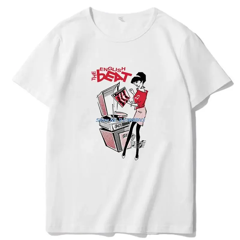 The English Beat Two Tone Ska Graphic T Shirts Men Short Sleeve T Shirt Oversized Tops Tee Shirts Summer Harajuku Men Clothing