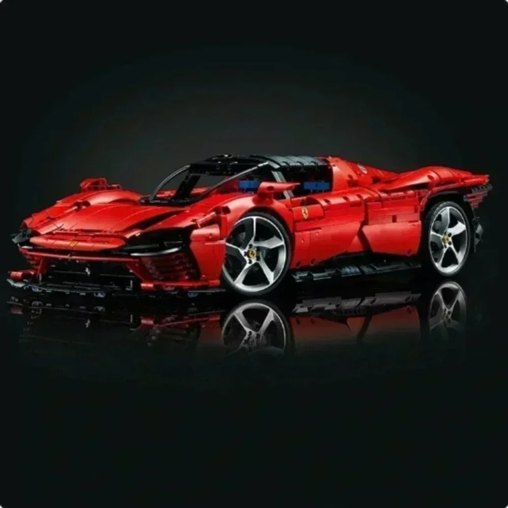 

NEW Technical Compatible 42143 Ferraried Daytona SP3 Supercar Building Blocks Car Model Bricks for Adult&kidsChristmas gifts