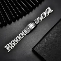 PAGANI DESIGN Original Factory Stainless Steel Solid Jubilee Strap Watchband Width 20MM,Length 220MM for PD1661,PD1662,PD1651