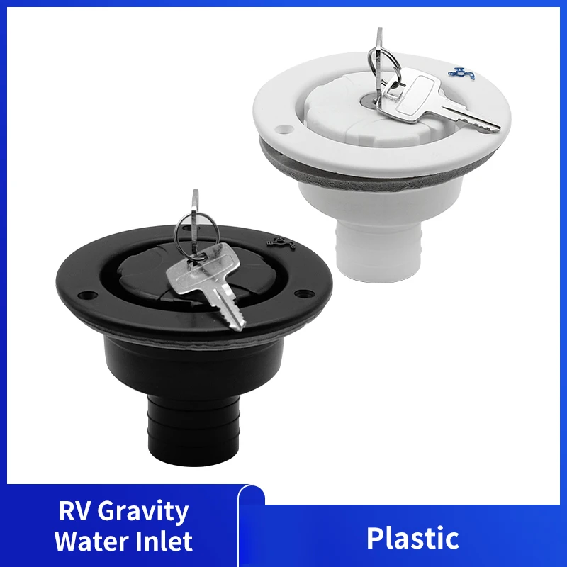 

Plastic RV Gravity Water Inlet Lockable Modified Accessories For RV Boat Camper Trailer