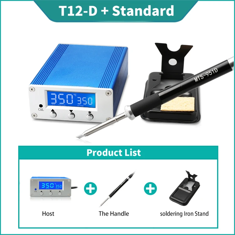 Stacja lutownicza T12 o mocy 75 W z mini wyświetlaczem cyfrowym i regulacją temperatury do naprawy telefonów komórkowych