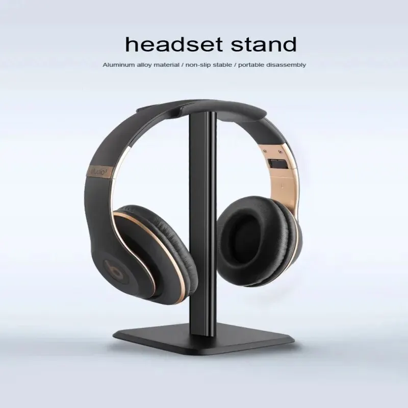 1pc Alloy Headphone Holder Universal Head-mounted Headphone Rack Computer Gaming E Fports Ear Music Desktop Storage Rack Hook