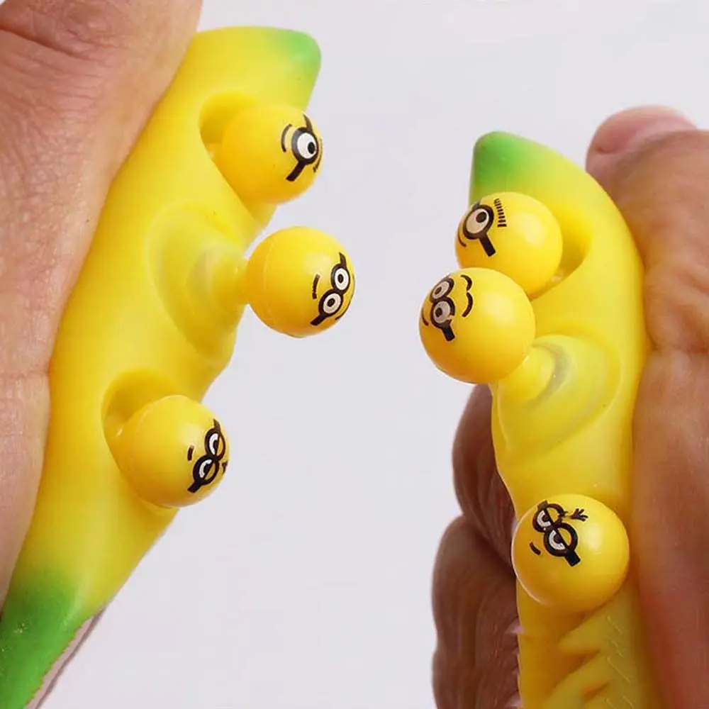 Pressure Toy Kill Time Toy Sensory Toy Stress Reliever Fidget Toys Decompression Toys Finger Games Banana Stress Ball