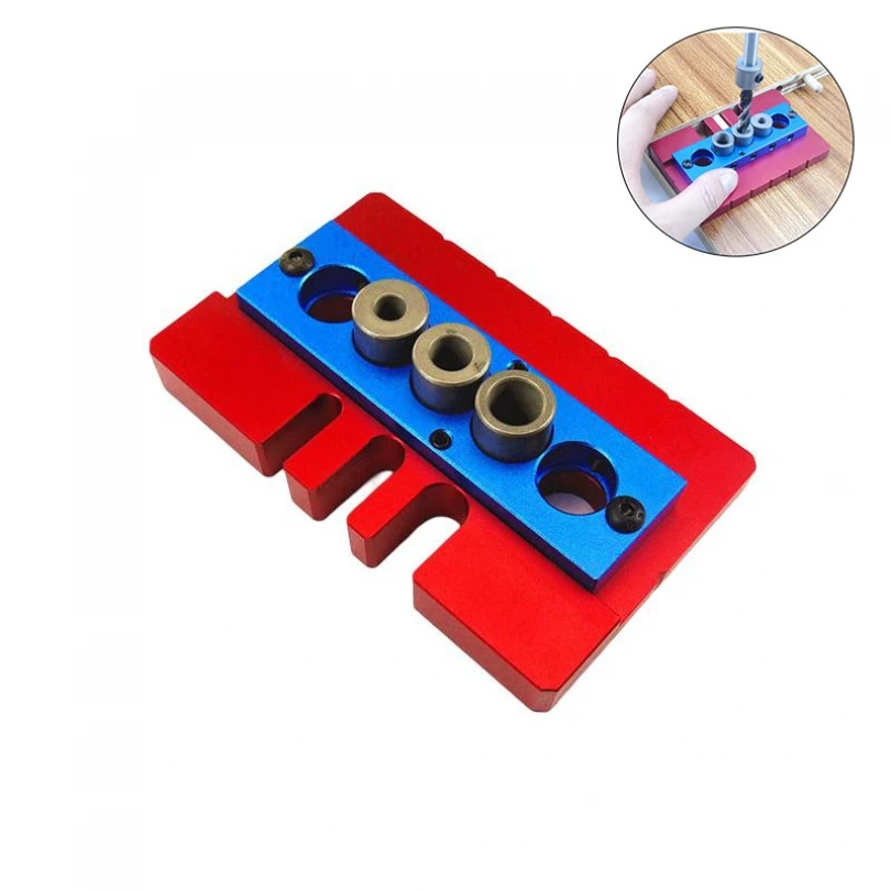 

Wear-resistant Woodworking Drilling Locator Hole Opener Aluminum Alloy Woodworking Drilling Accessories