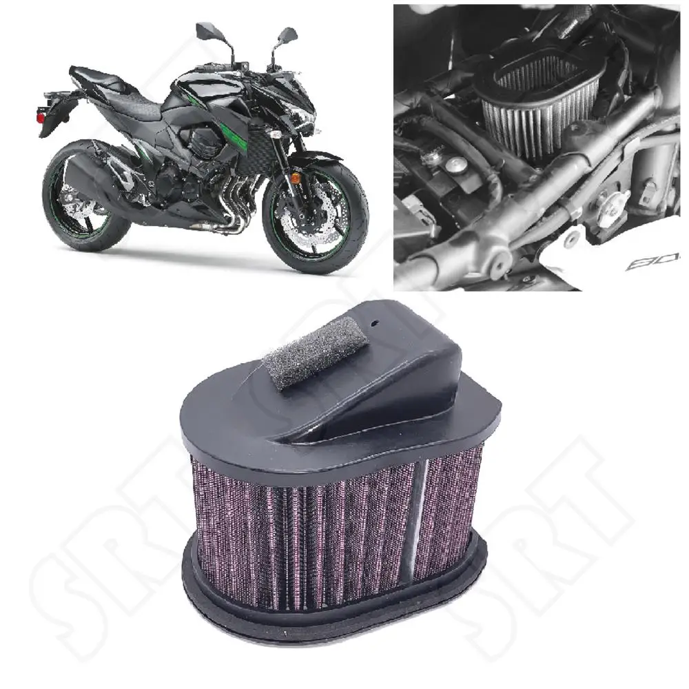 Fit for Kawasaki Z800 ZR800 ABS Z750 Z750R Z750S 2004-2016 Motorcycle AirFilter Cleaner Engine Intake Filter Replacement Element