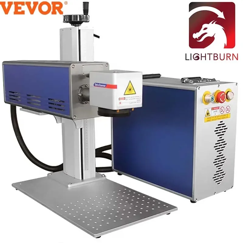 

VEVOR Laser Marking Machine 30/50W Fiber Laser Engraving Machine Metal Stainless Steel Cutting Gold Silver Ring Laser Engraver