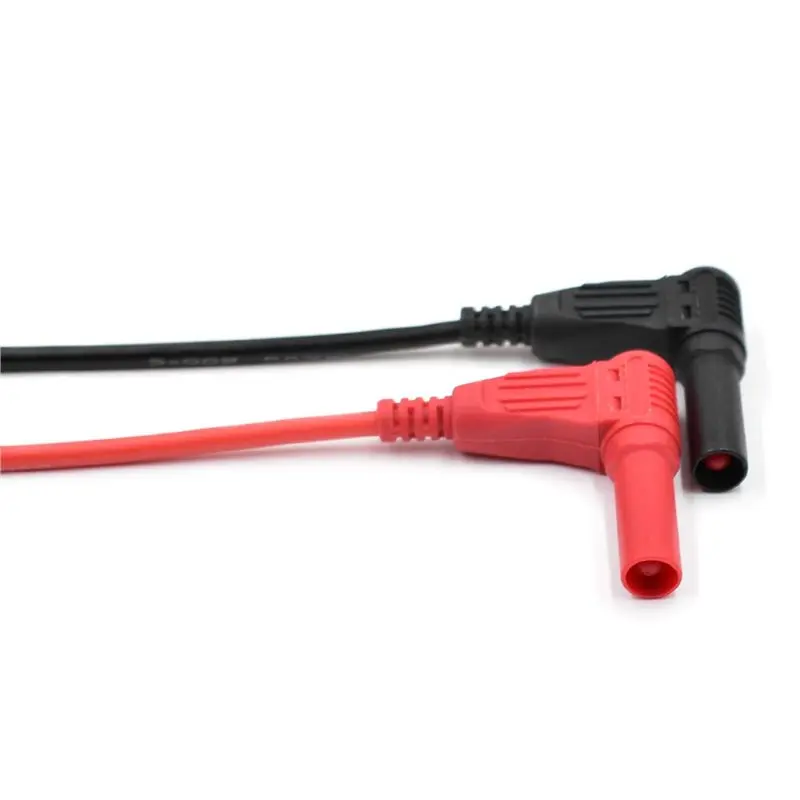 B97A-Plug To Alligator Clip Test Lead Cable 100Cm Flexible Copper Wire 1000V/20A Heavy Duty Multimeter Test Cables