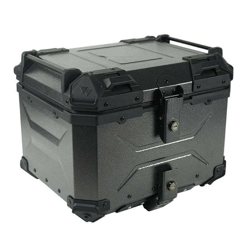 Factory Hot Selling 45L Motorcycle Aluminum Alloy Tail Box Suitable for Locomotive Scooter