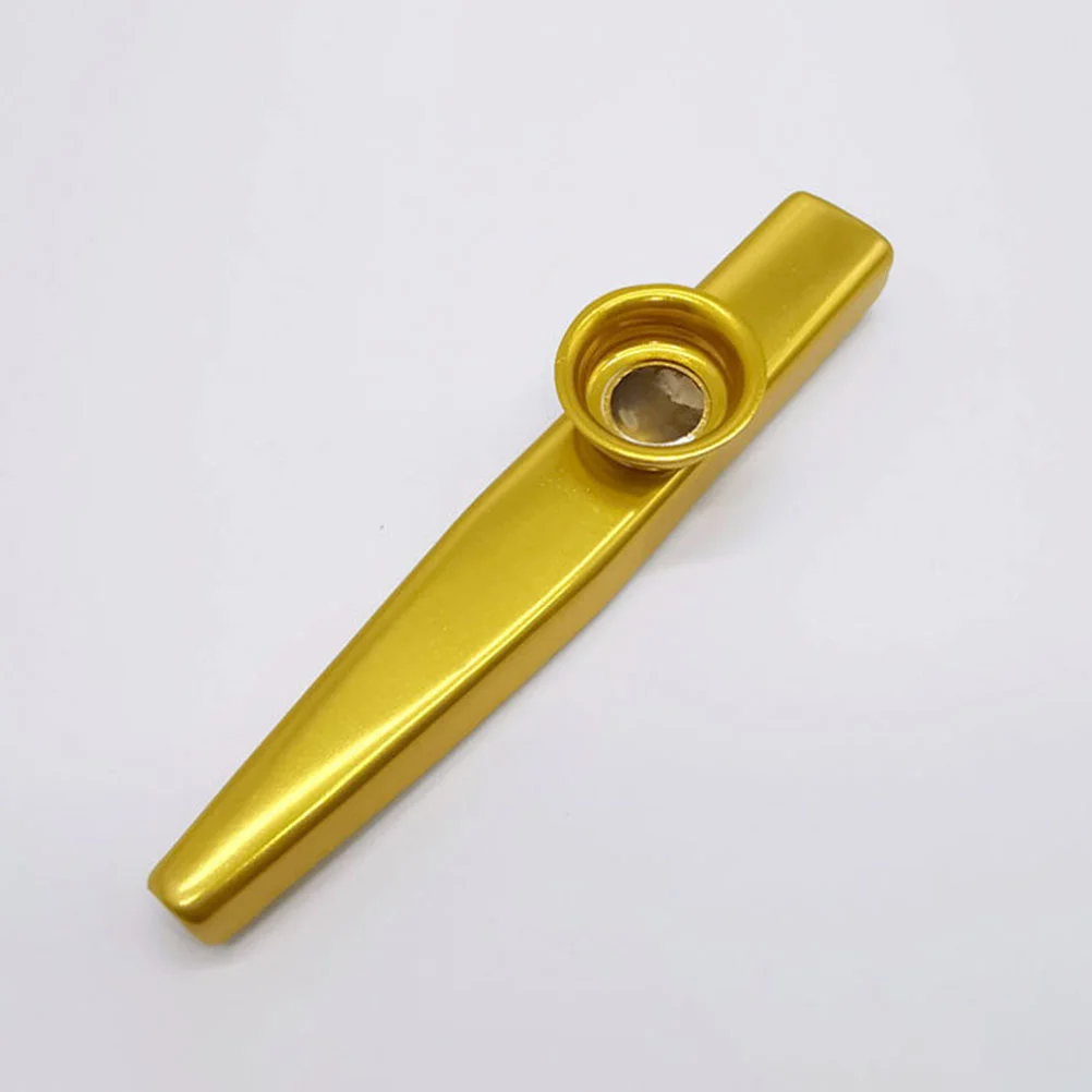 6-teiliges Kazoo-Musikinstrument aus Metall für Kinder, Flöte aus Aluminiumlegierung, Kazoos-Begleitung