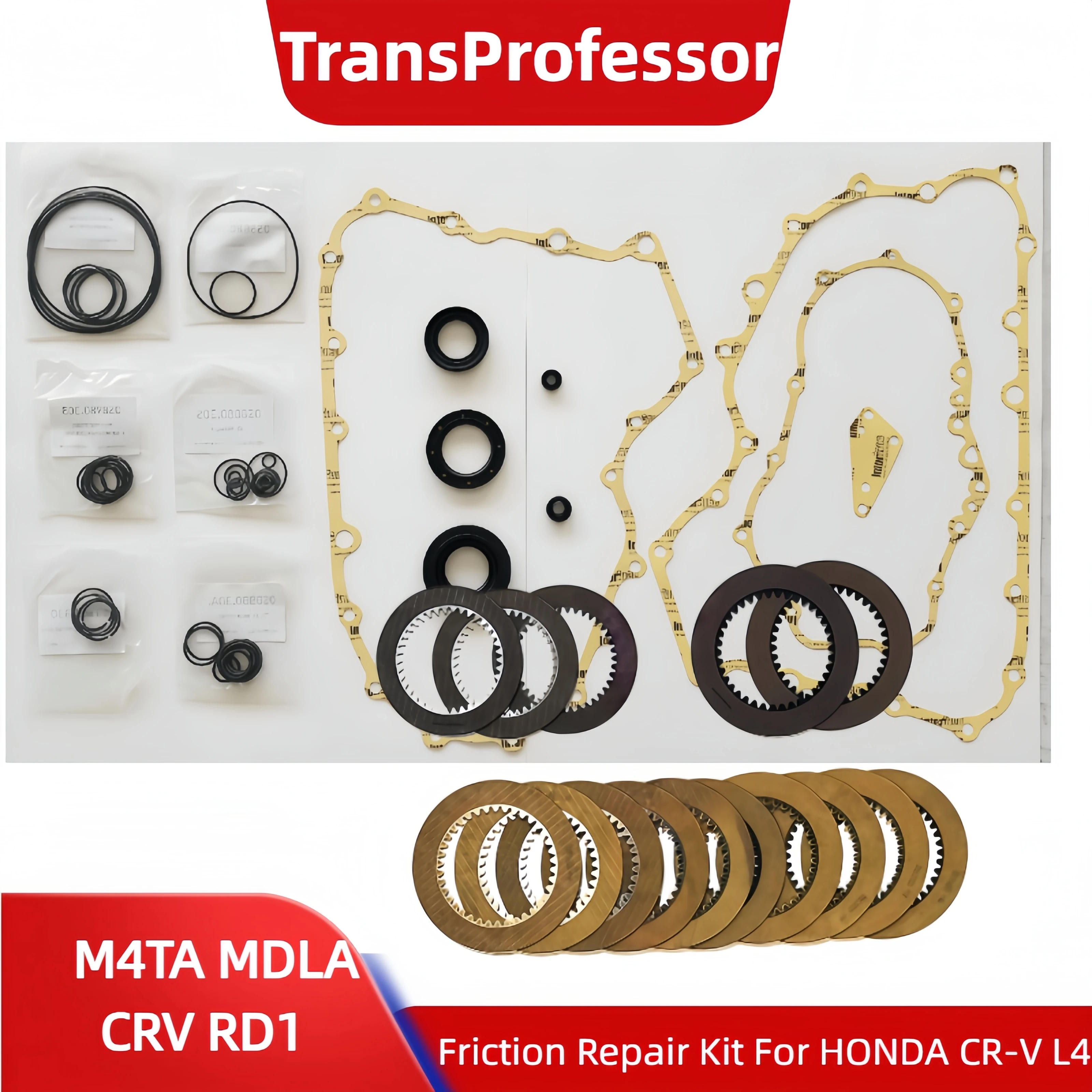 M4TA MDLA S4XA SKWA CRV RD1 Auto Transmission Clutch Rebuild Friction Plates Gearbox Discs Repair Overhaul Kit For HONDA CR-V L4