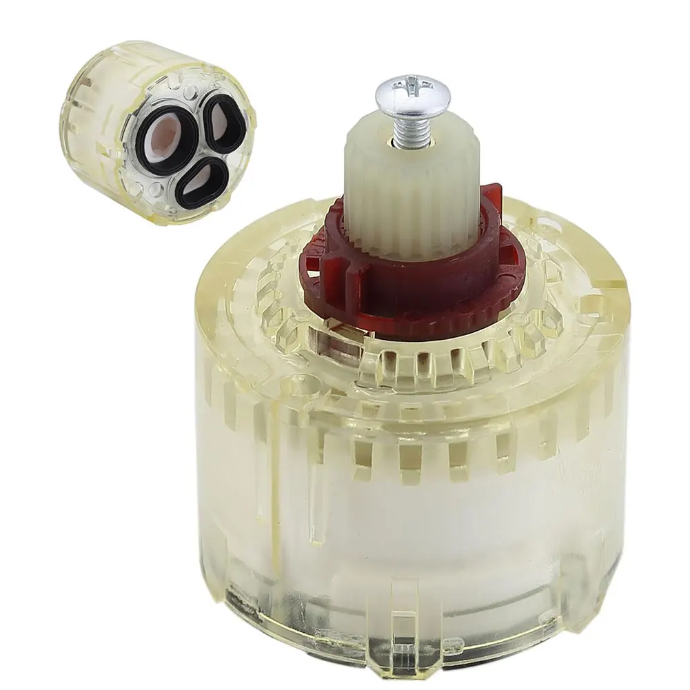 

High Durability 53mm Faucet Cartridge Resistant Ceramic Valve Core For Long Lasting Leak Tap Use Accessories