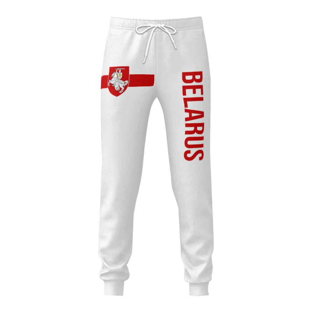 Belarus Flag Mens Sweatpants with Pockets Joggers for Men Sports Casual Sweat Pants With Drawstring