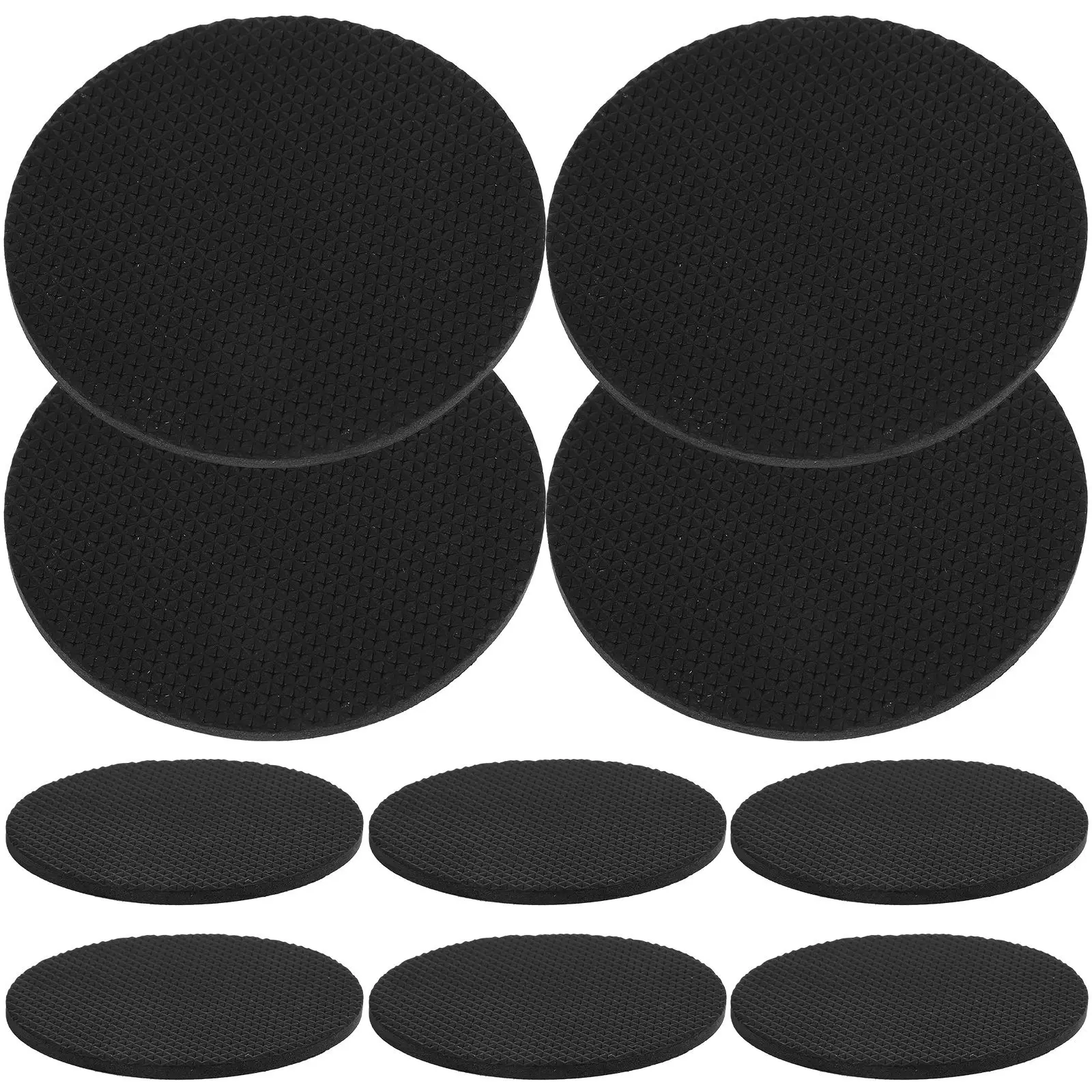 10 Pcs Table Leg Pads EVA Material Billiards Table Accessory 8 6cm Round Diameter Durable Leveler for Home Office Restaurant