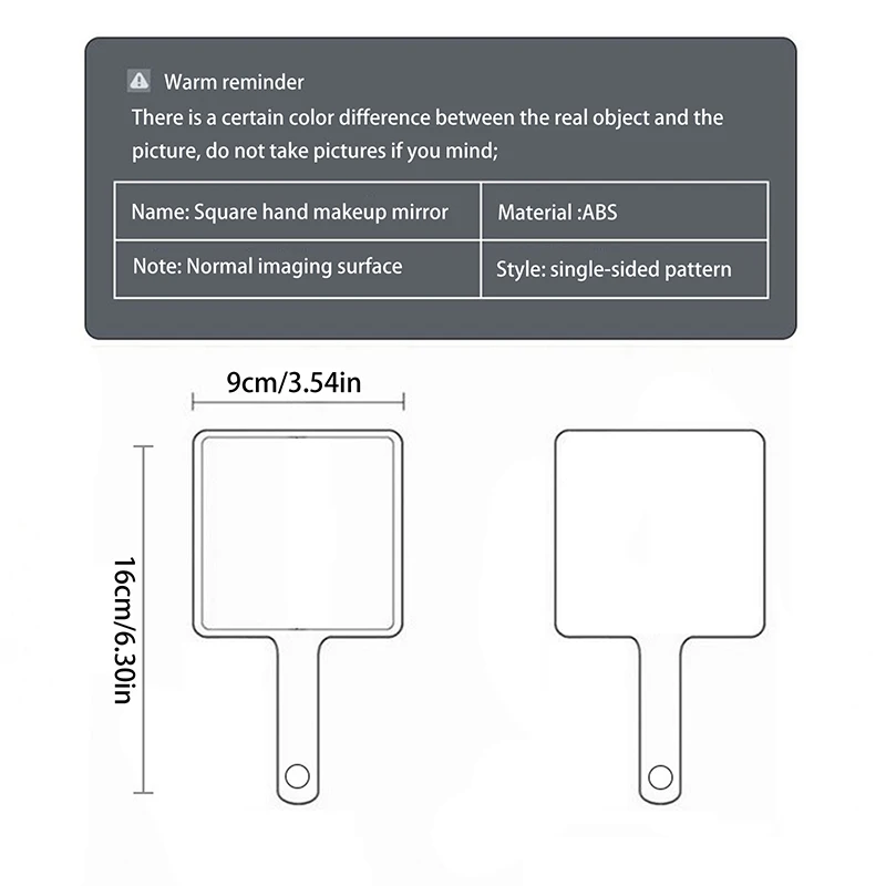 مرآة مكياج على شكل نجمة متدرجة قابلة للطي/غير قابلة للطي، مرآة مكياج محمولة باليد، مقبض عنبر الطالب، مرآة على شكل قلب للفتيات