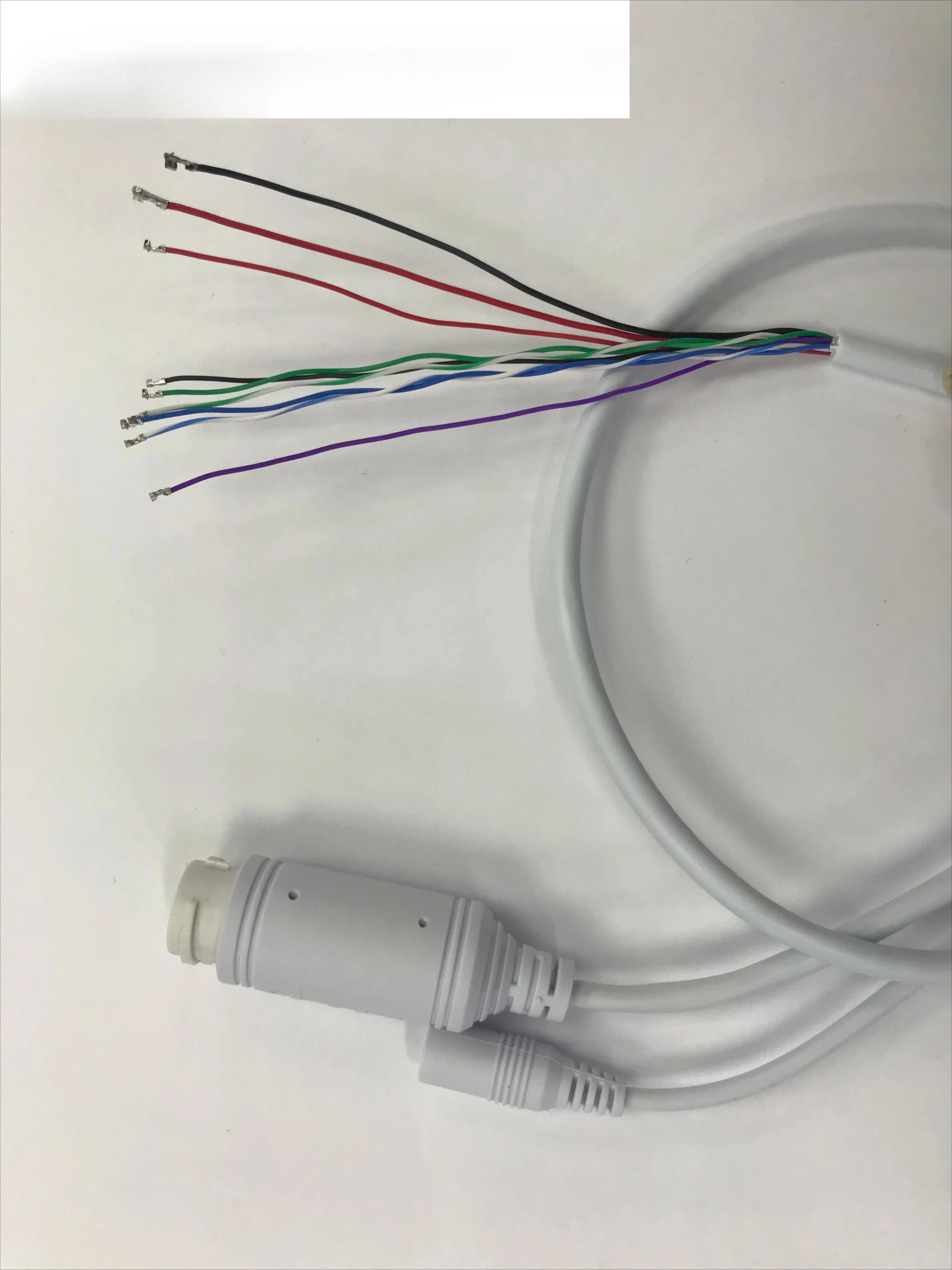 

2pcs Equipped with POE power supply module, dedicated waterproof cable for monitoring network cameras, 9-core