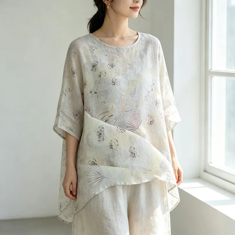 Ramie Fabric Twill Weave Dyed Moisture Wicking Cloth For Casual Shirts Home Textile In Stock  summer fabric thin linen fabric