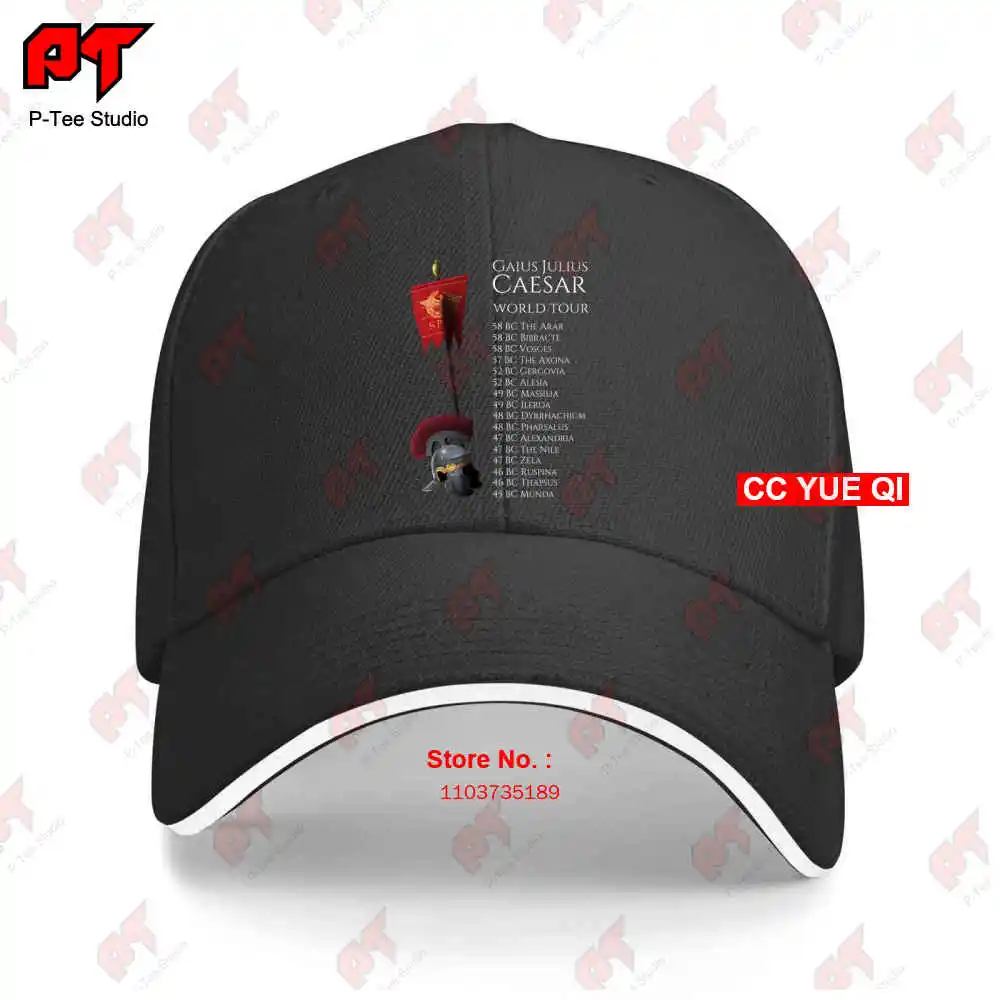 Gaius Julius Caesar World Tour Baseball Caps Truck Cap AZPS