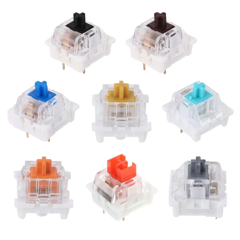 3pin Clicky Linear Dustproof for Mechanical Keyboard DIY Switches Dropship