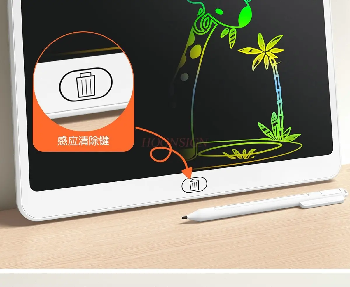 1 قطعة لوحة رسم للأطفال، جرافيتي أطفال ملونة، شاشة LCD قابلة للمسح، لوحة إلكترونية، سبورة
