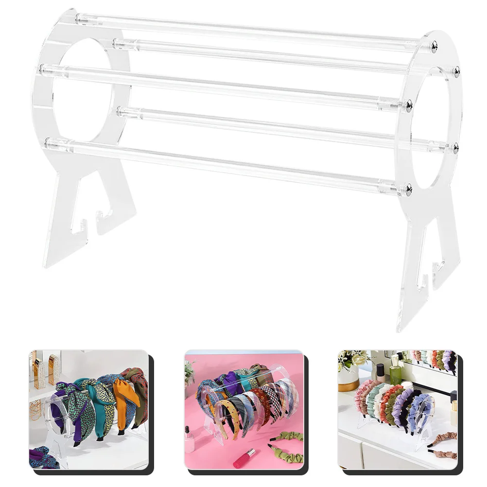 Elegant Headband Organizer Stand Necklace Display Jewelry Rack Smooth Texture Tidy Dressing Table Girls Women Gift