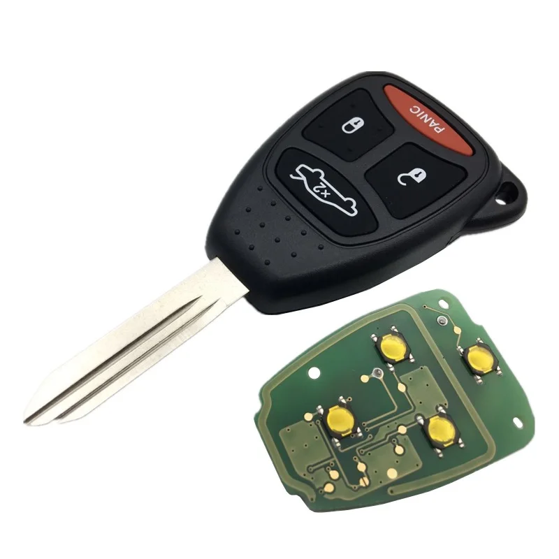 DUDELY 315Mhz Remote Key KOBDT04A Fob 3 1 4 Button For Dodge Caliber Dakota Durango Magnum Nitro Ram 1500 2500 3500 Uncut Case