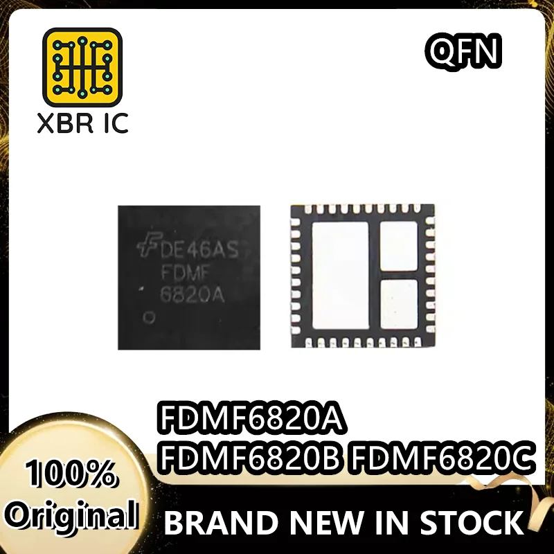 

(10/30 pieces) FDMF6820A FDMF6820B FDMF6820C QFN-40 FDMF6820 6820 Brand new original authentic fast shipping