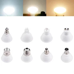 Dimmable 7W LED Spotlight E12 E14 E27 E26 B22 B15 GU10 MR16 GU5.3 COB Light Bulb Super Bright LED Light Bulb for Home 220V/110V