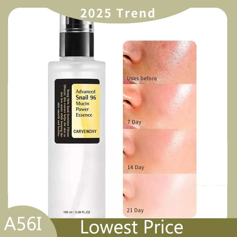 

Hot Sale Carvenchy Glass Skin Ritual- Snail 92 Repair Cream + Snail Dual Essence- Moisturize Dry And Dull Skin To Achieve Radian